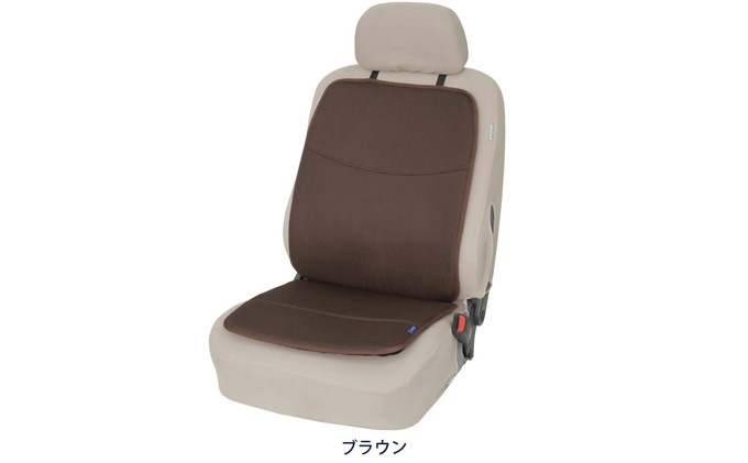 エアーフォームNEO 背もたれ付きクッション ブラウン カー用品 高反発