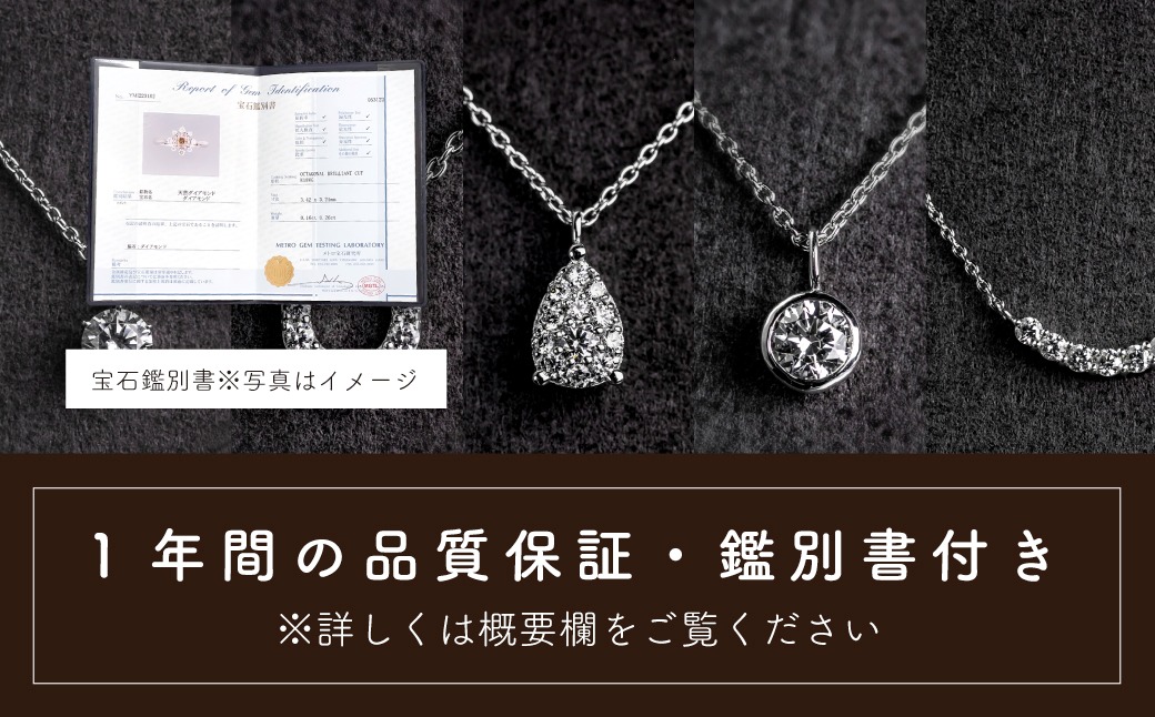 GF065 ptダイヤモンドネックレス 0.50ct+0.10ct（RP-MR-770）（山梨県