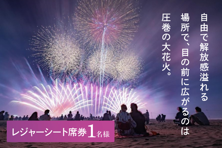レジャーシート席券 (1名様分) 【2026年9月26日(土)】大洗海上花火大会