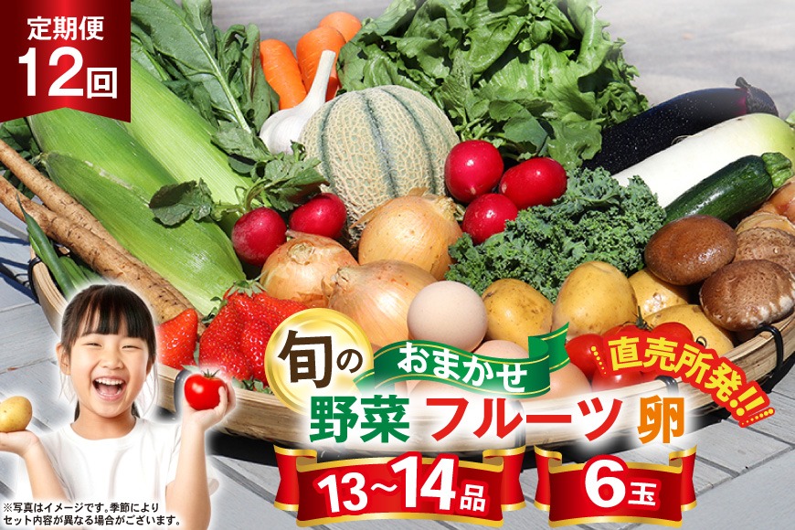 CD038 野菜 フルーツ 定期便12回 旬のおまかせセット 野菜 フルーツ13