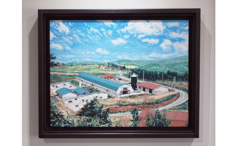油絵で高級感のある風景画を描きます（53×45cm）（福岡県大刀洗町