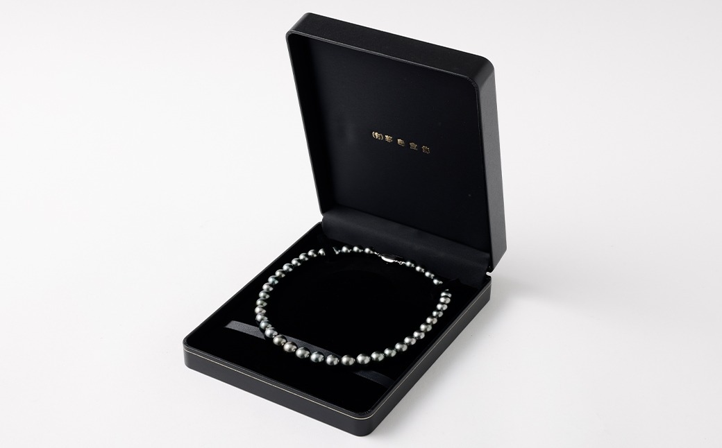 タヒチ黒蝶真珠ネックレス 9.0mm前後～12.0mm前後 真珠 ネックレス