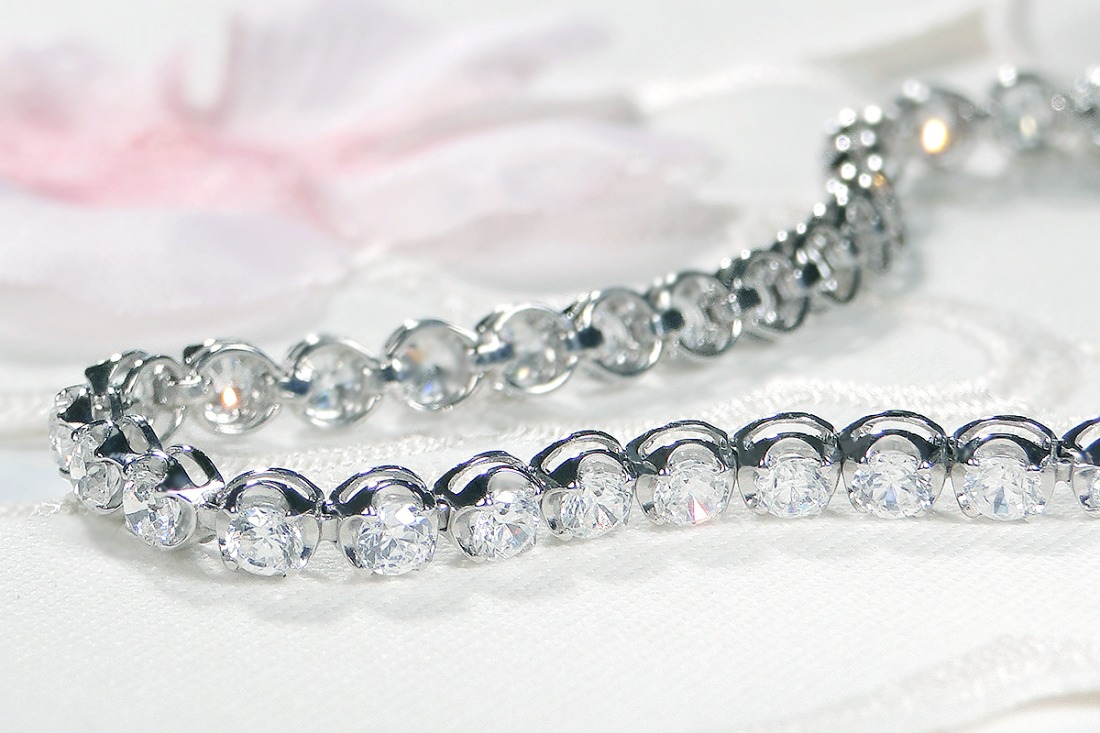 つ*さ様 Pt900 ダイヤモンド0.40ct バングル フリーサイズ ミラーボ 5.0ct】PT900 天然ダイヤモンド テニスブレスレット 18.5cm CSBL00036