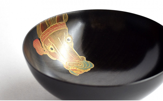 山中漆器 干支 蒔絵盃 干支盃 午 黒摺 うま 酒器 盃 蒔絵 漆器 父の日