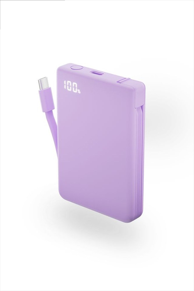 CIO モバイルバッテリー 5000mAh Mate Powerbank 002 エアリーパープル