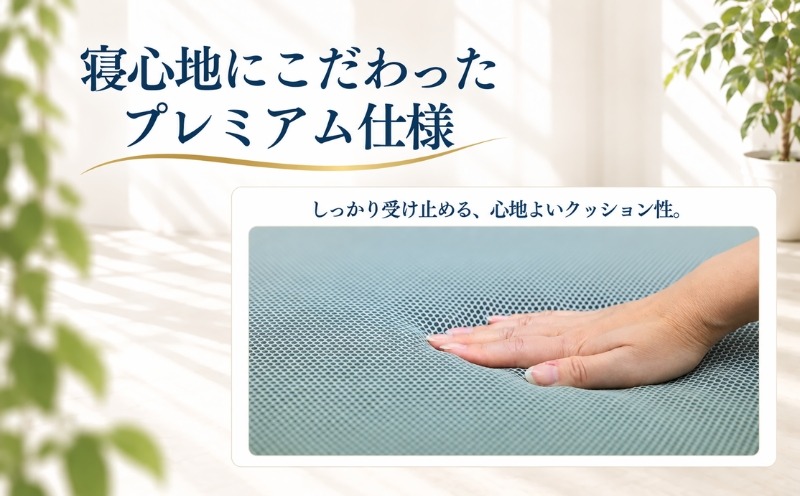 ア・ラエル らくらく敷ふとん プレミアム 寝心地にこだわった仕様