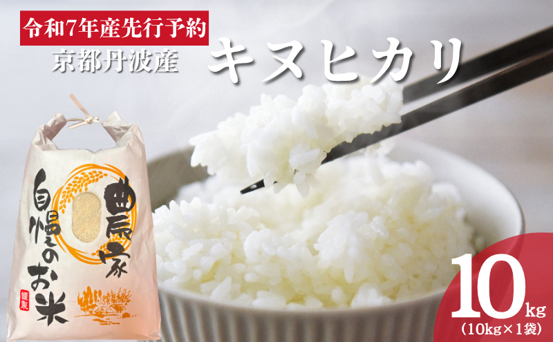 食品 【 お米 】 京都府産 令和7年産 キヌヒカリ10キロ 精米