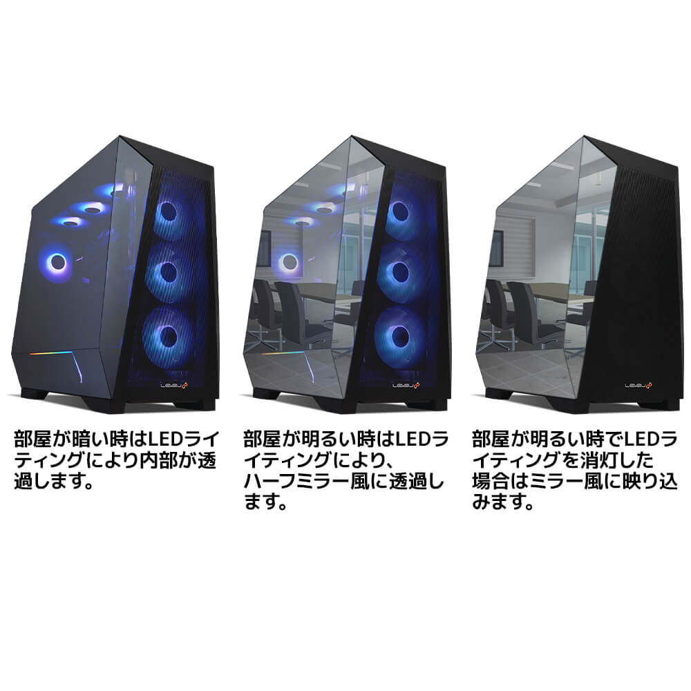 ゲーミングパソコン（美麗未使用品） パソコン工房 4年間物損保証 ミドルタワーゲーミングPC Core Ultra 7