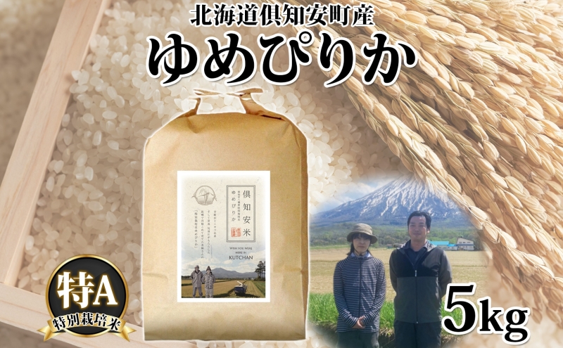 特Ａ一等米　北海道産　ゆめぴりか　25㎏　精米 北海道 倶知安町産 ゆめぴりか 特別栽培米 精米 5kg 米 特A 白米 お米