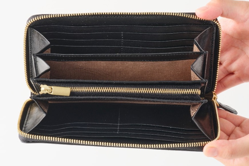 ソメスサドル　長財布　ラウンドジップ　ブラック SOMES ラウンド 長財布 （ブラック）PT-81 [ソメスサドル 北海道 砂川