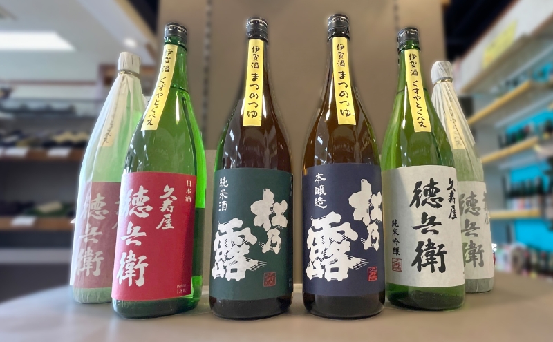 日本酒 伊賀 純米大吟醸 純米吟醸 本醸造 純米酒 1800ml 6本 セット