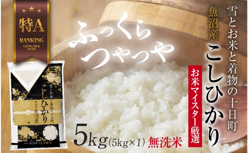 令和7年産 ｜無洗米｜ 魚沼産 コシヒカリ 5kg お米 こしひかり 新潟