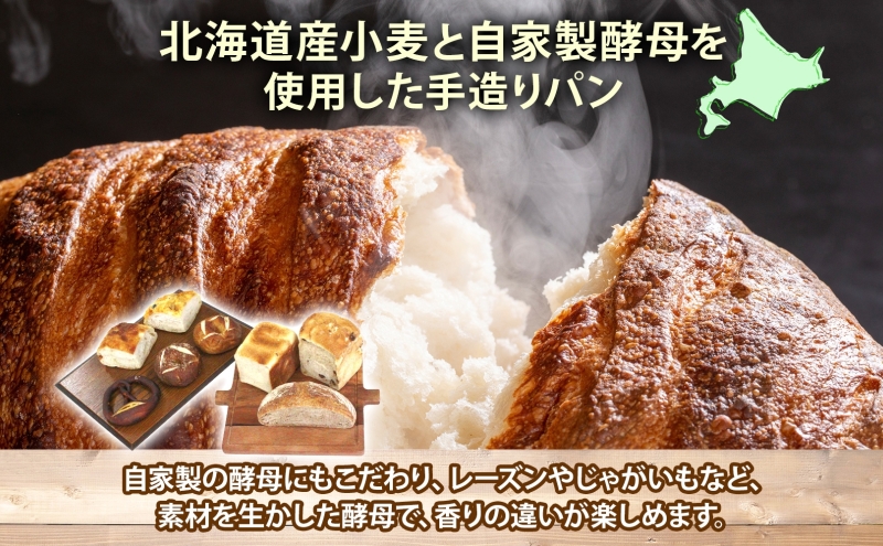 自家製酵母パン 人気の定番セット Mサイズ パン 道産 小麦 惣菜パン