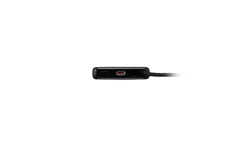 ケーブル内蔵モバイルバッテリー CE-A10020 ブラック アイリスオーヤマ