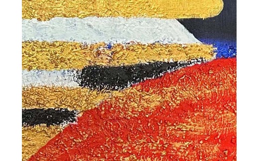 富士山溶岩パワーアート「Power Energy Fuji」 画 富士山 溶岩 アート