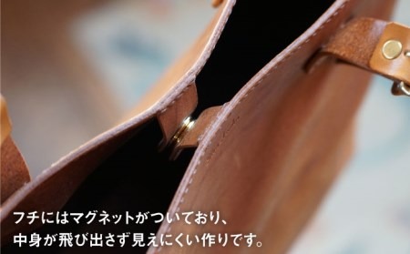 経年変化を楽しむ本革製品】A4 トートバッグ・キャメル 糸島市