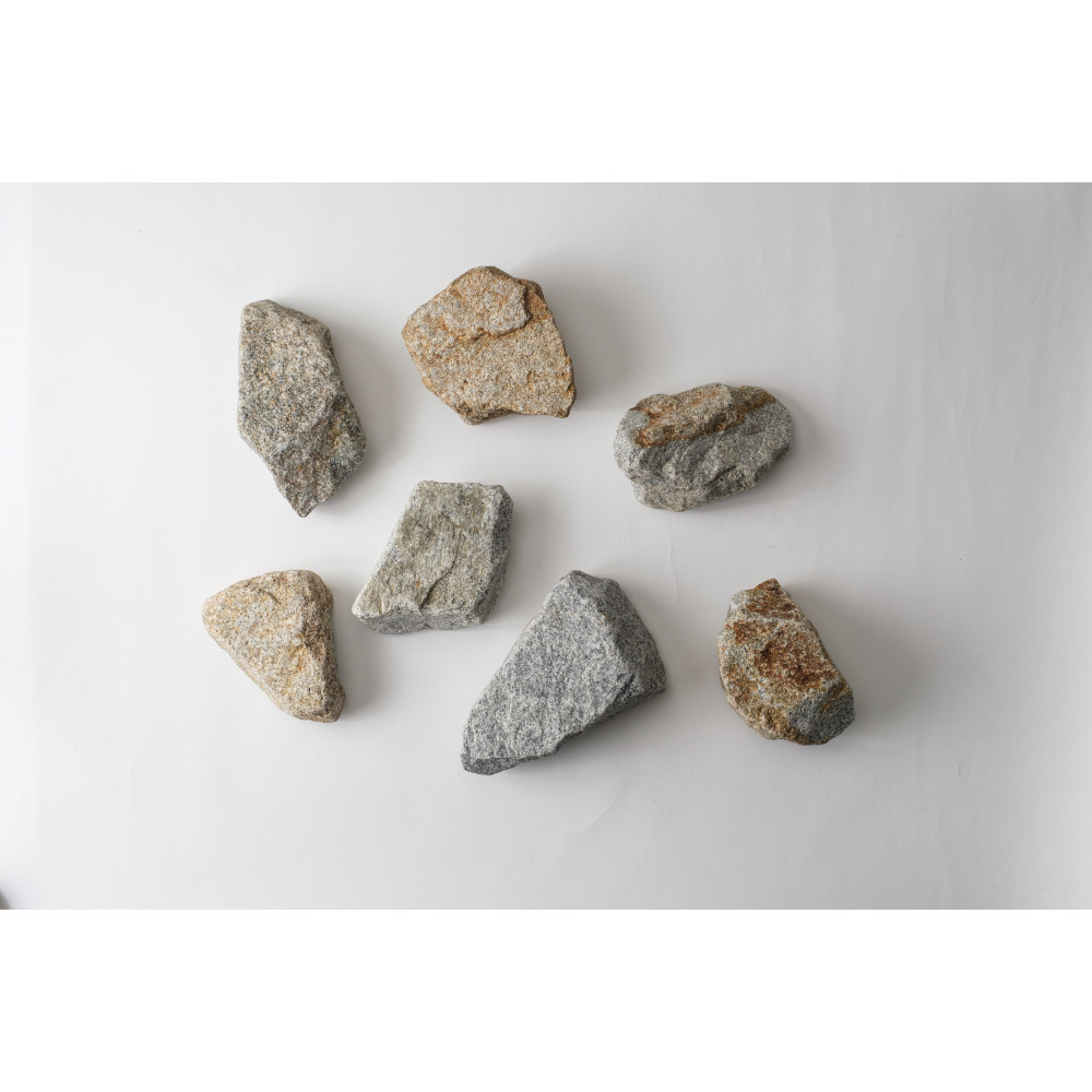 TAKIBISM x ISHINOMAKI 庵治石7個セット(加工なし) 焚火台 STONE QUEST