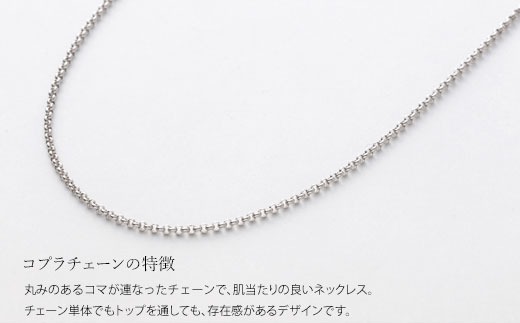 こぶたちゃん　専用　チェーンのみ Pt950 コプラチェーン 50cm 5.9g （チェーンのみ） ※沖縄への配送不可