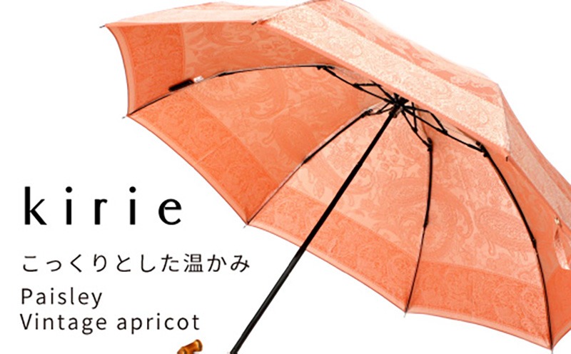 CB099 【槙田商店】晴雨兼用折りたたみ傘 kirie ペイズリー ビンテージ