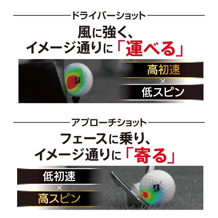 2026年モデル】ゴルフボール TOUR B XS コーポレートカラー（ホワイト