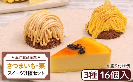 モンブランおまとめ おいもチーズ / モンブラン / さつまいもモンブラン ケーキ 3種