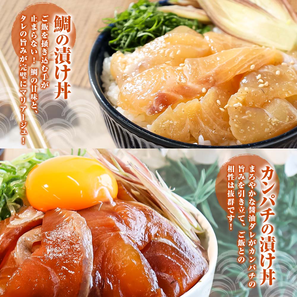 こだわり！土佐の海鮮丼の素 5種・各1袋セット【鰹タタキ漬け入り