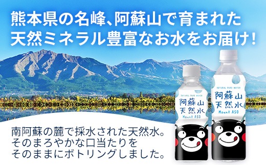 熊本のおいしいお水 阿蘇山天然水 330ml×24本（1ケース）（共通返礼品