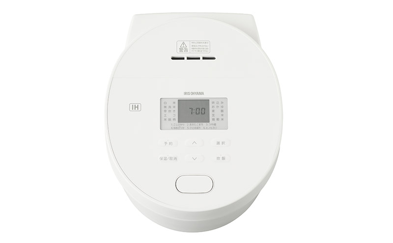炊飯器 3合 アイリスオーヤマ IHジャー RC-ISA30-W ホワイト IH炊飯器