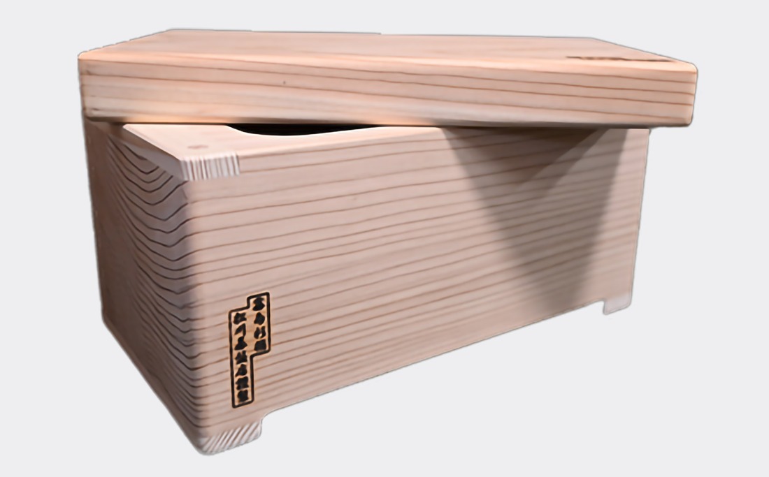 ぬか漬け用くりぬき杉桶<中サイズ：松川碁盤店>（宮崎県小林市