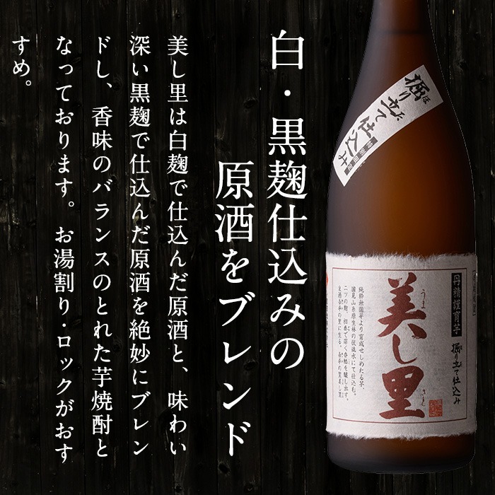 薩摩焼酎6本 0160314a】薩摩焼酎 鹿児島県限定販売！東串良之郷・美し里(各