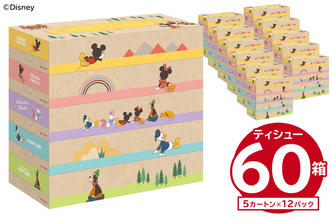 ジョイフル本田 ディズニーデザインティシュー 150W5P（大王製紙株式