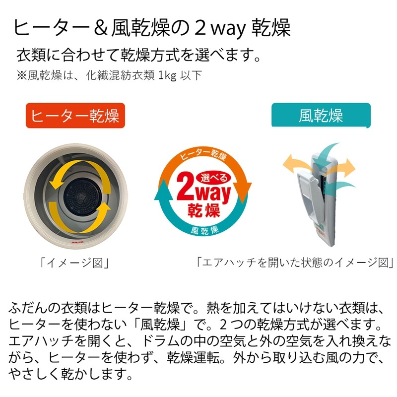 167-5-206 【日立衣類乾燥機+のびのびスタンド】セットDE-N60HV(W)+DES
