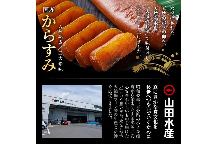 国産 からすみ (3本) カラスミ ボラ 珍味 魚卵 冷凍 おつまみ 大分県