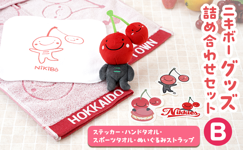ニキボー】グッズ詰め合わせセットB（ステッカー・ハンドタオル