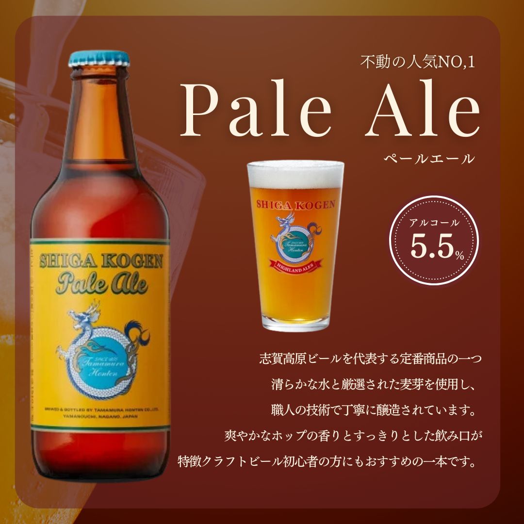 玉村本店 志賀高原ビール6本セット 【 クラフトビール 志賀高原ビール