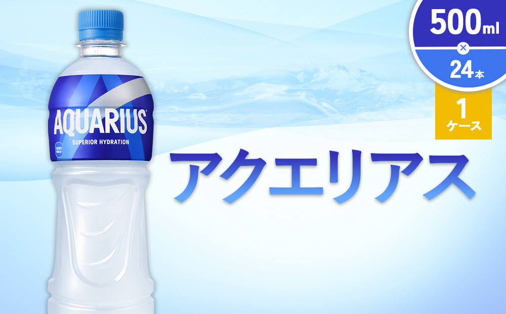 アクエリアス 500ml PET × 24本 1ケース AQUARIUS スポーツドリンク