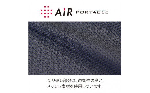 西川】[エアーポータブル]クッションL（ブルー）【P216W1】（滋賀県
