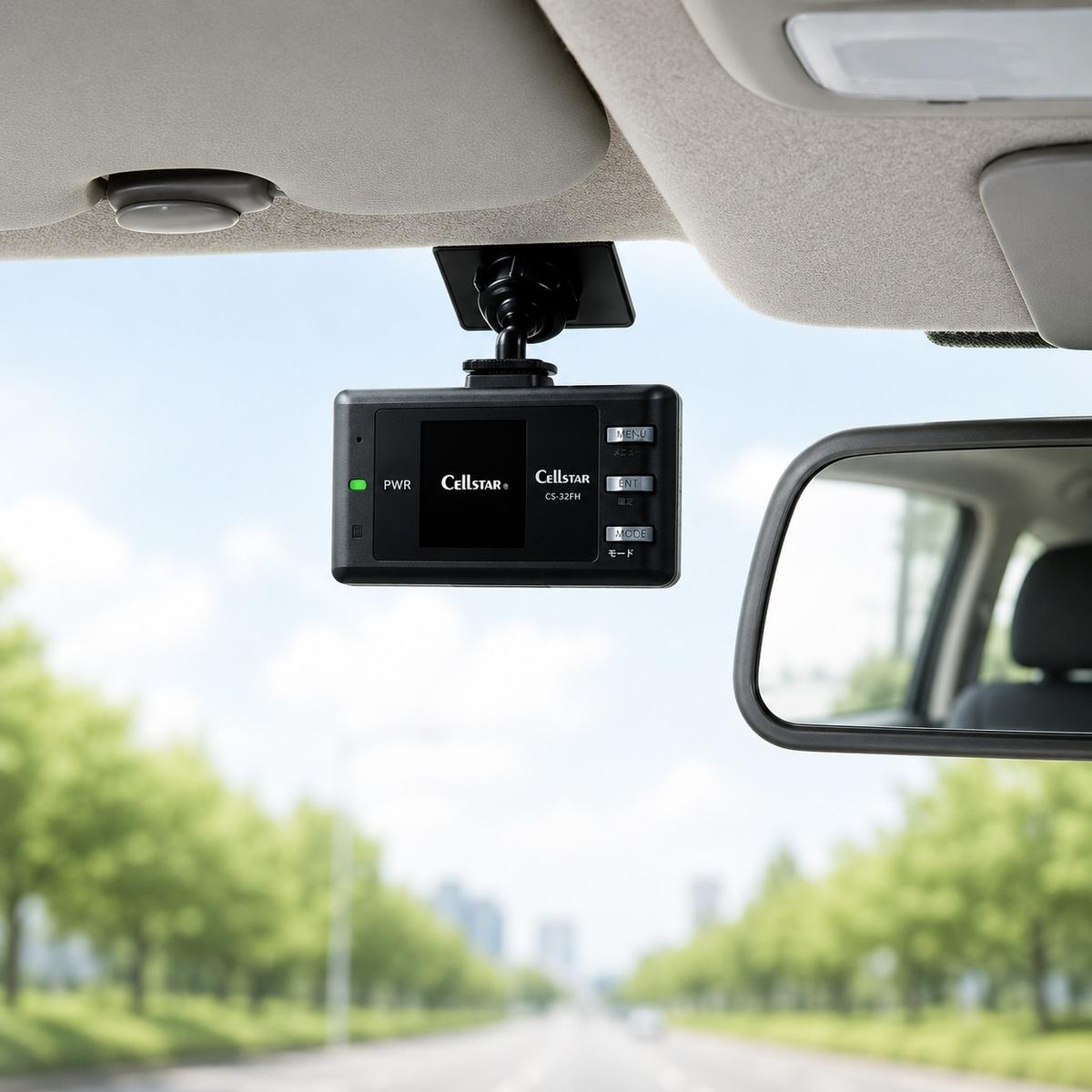 ドライブレコーダー セルスター CS-23FH FullHD 200万画素 GPS HDR