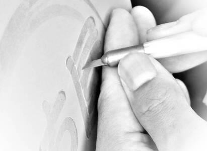 世界に一つの直筆彫刻】オリジナルフォトフレーム（埼玉県毛呂山町