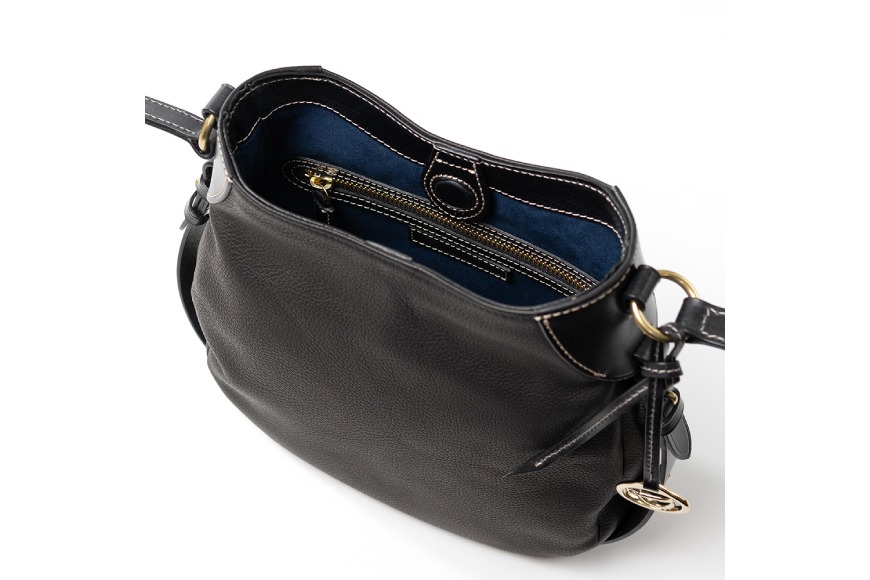 SOMES ショルダーバッグ クロスボディ ショルダー（ブラック）IL-47