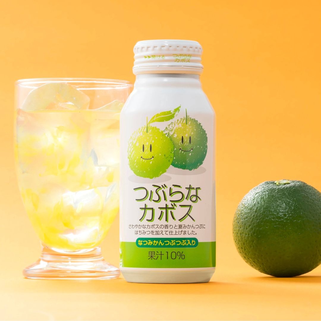 3ヶ月定期便】つぶらなかぼす(190ml×30本) 1ケース 3回（大分県豊後