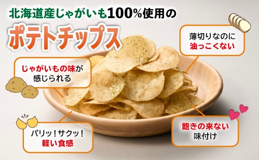 北海道 ポテトチップス 塩 のり塩 コンソメ 食べ比べ 3種 12袋