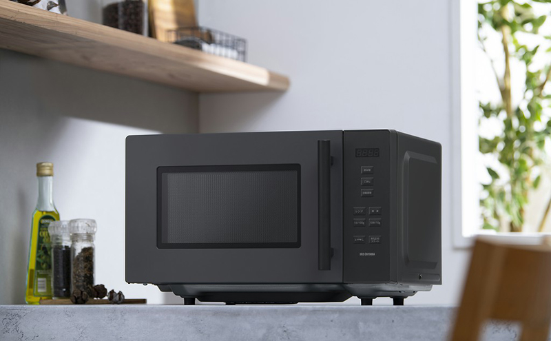 電子レンジ 18L フラット アイリスオーヤマ IMB-F187-H グレー れんじ