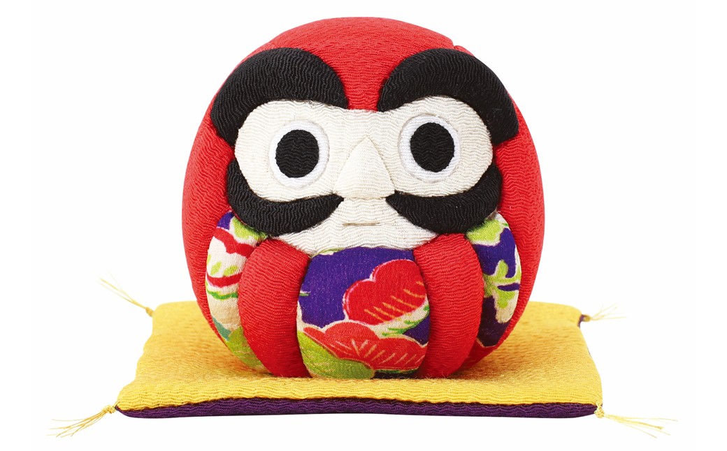 木目込み人形 吉祥ダルマ 工芸品 和雑貨 インテリア ダルマ 願掛け