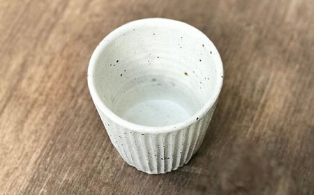 粉引しのぎ フリーカップ 【唐津焼】 糸島市 / 雅樂窯 コップ