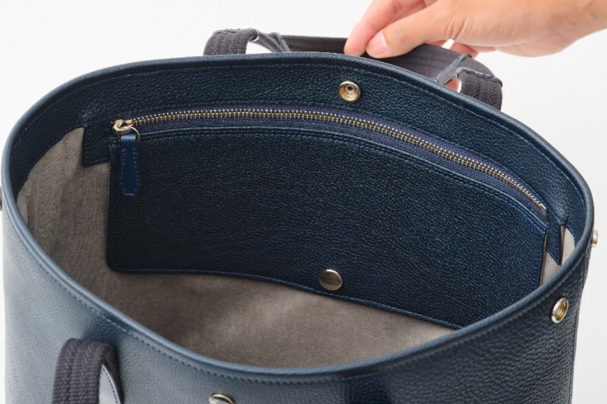 【希少品】SOMES ソメスサドル ビジネスバッグ トートバッグ 本革 青色 SOMES トートバッグ （ブルー）RE-34 [ソメスサドル 北海道 砂川