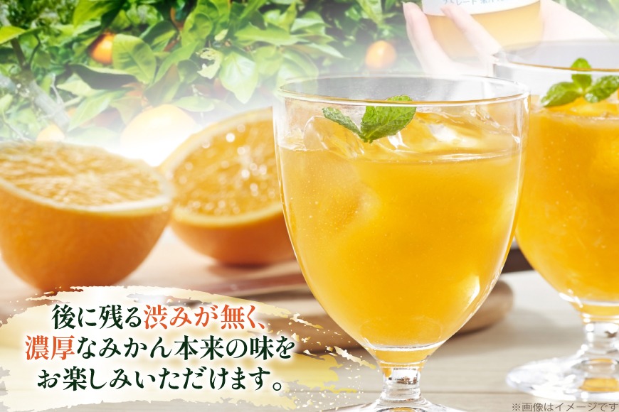 みかん100 ストレート 果汁100％ ジュース 720ml × 6本 [翔栄通商 静岡