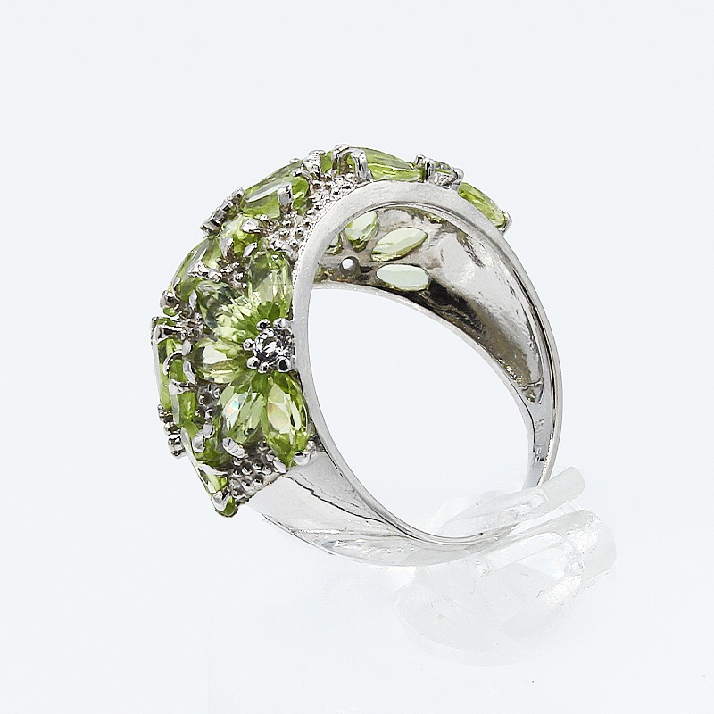 ペリドット リング 4.0ct SV925 (12505) 指輪 リング ペリドット