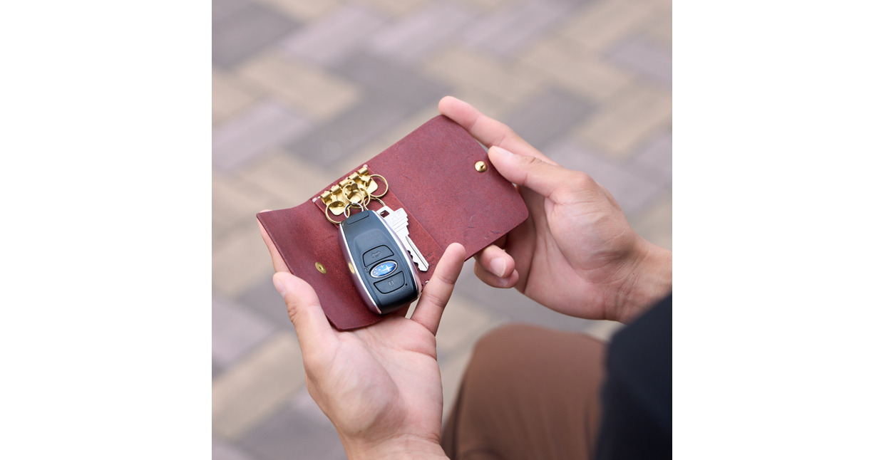 豊岡財布 haaki Leather キーケース HLC501 ヴィーノ / キーホルダー