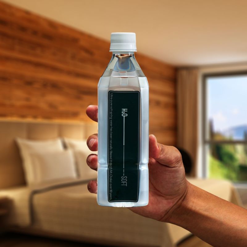 水 H2O-SOFT 500ml ×42本/1箱 ミネラルウォーター 軟水 超軟水 産地